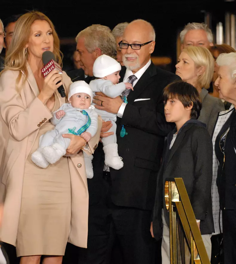 Celine Dion, soțul ei și fiii lor