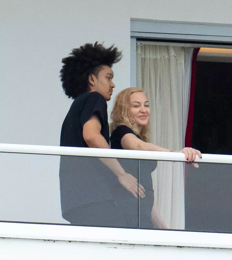 EXCLUSIVE: * NO WEB TILL 10PM PST 14TH DEC 2019  * Madonna Appears To Confirm Hot New Romance With Toyboy Dancer Ahlamalik Williams With Frisky PDA Session In Miami In Front Of Daughter Lourdes And Her Mystery Boyfriend