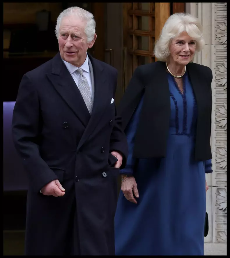 King Charles leaves the London Clinic