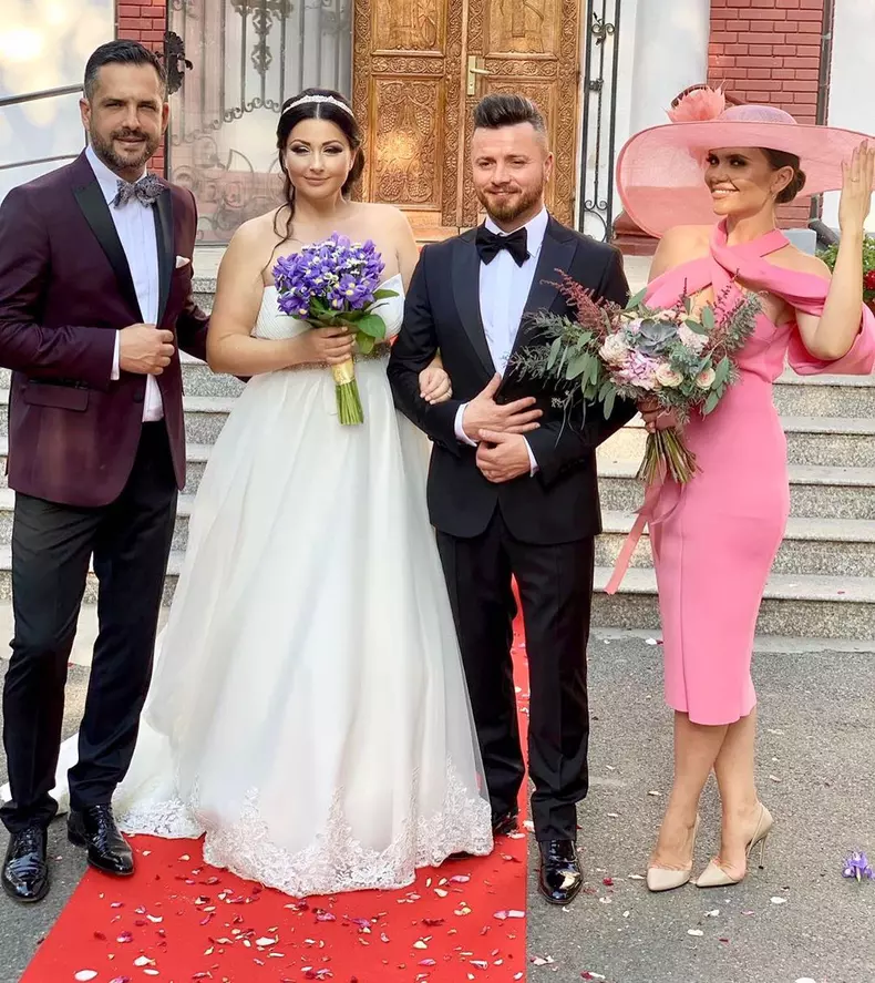 Gabriela Cristea, Tavi Clonda și nașii lor, Mădălin Ionescu și Cristina Șișcanu