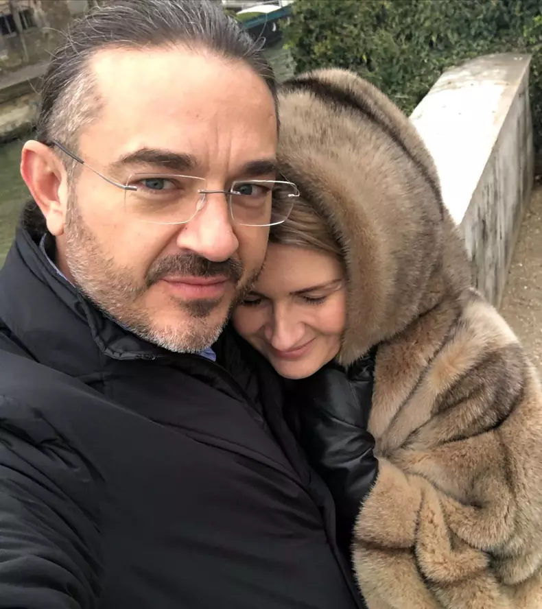 Alessandra Stoicescu și soțul ei Sergiu Constantinescu