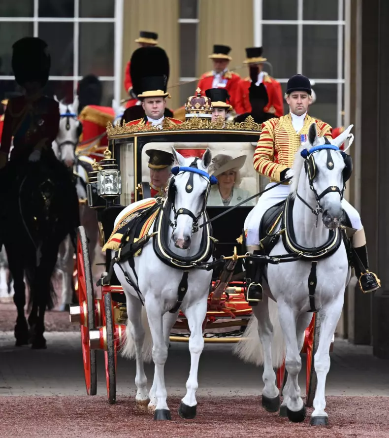 Familia regală britanică la Trooping The Colour 4