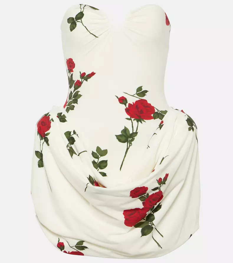 Rochie mini Magda Butrym cu imprimeu floral