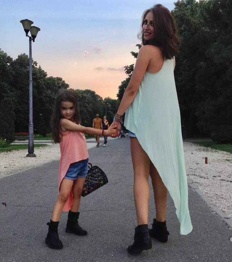 Roxana Blagu și fiica ei