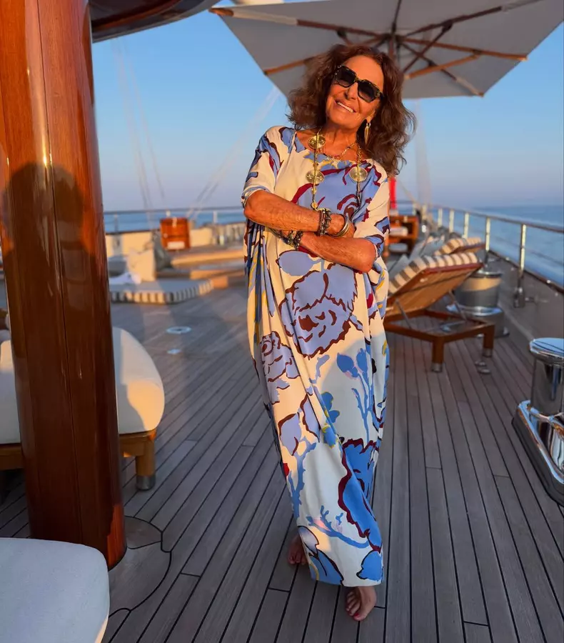 Diane von Furstenberg in vacanta