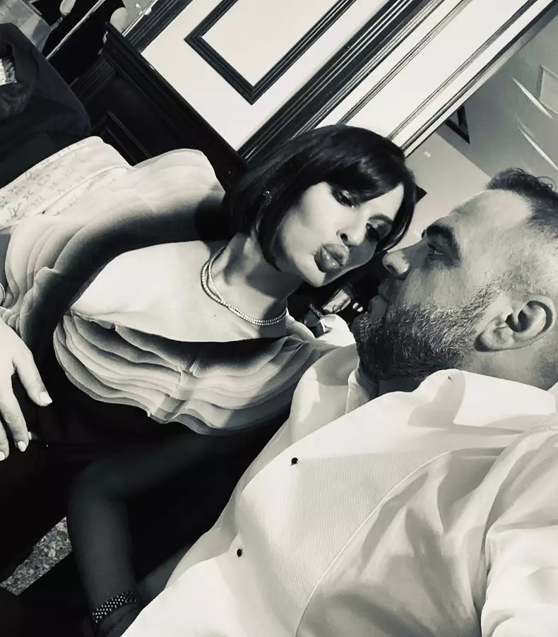 Mădălina Pamfile și soțul ei