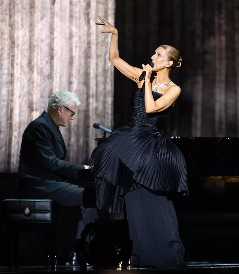 Celine Dion Performs At Paris La Defense Arena