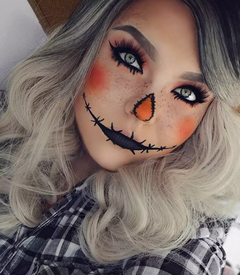 Machiaje simple Halloween 2020 - sperietoare de ciori