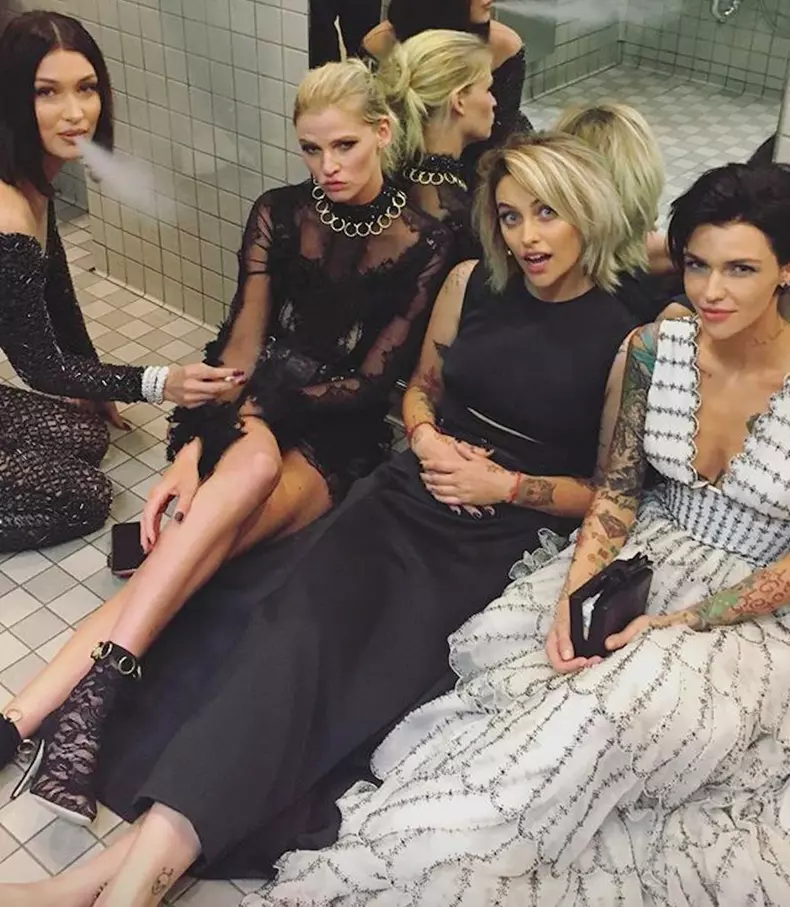 Cele patru fete "rele" - Paris Jackson, Lara Stone, Ruby Rose și Bella Hadid