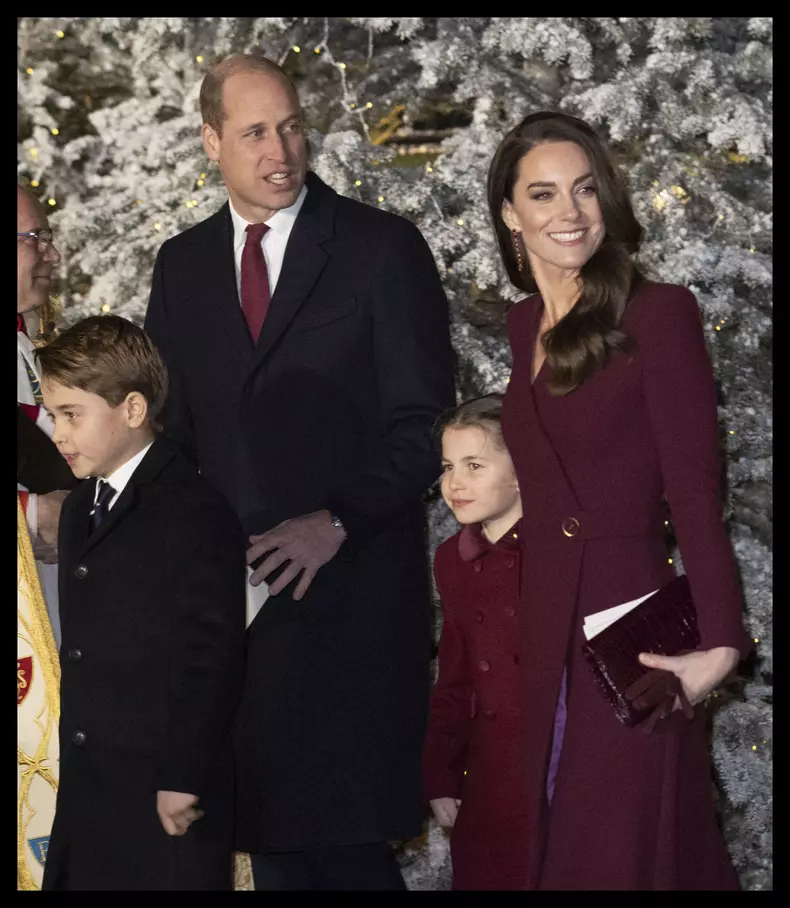 UK Royals at Christmas carol service  in London