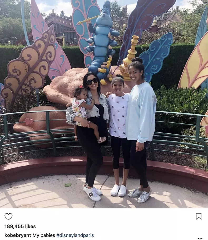 In cumplitul accident a pierit si una din fiicele sale, Gianna, de 13 ani