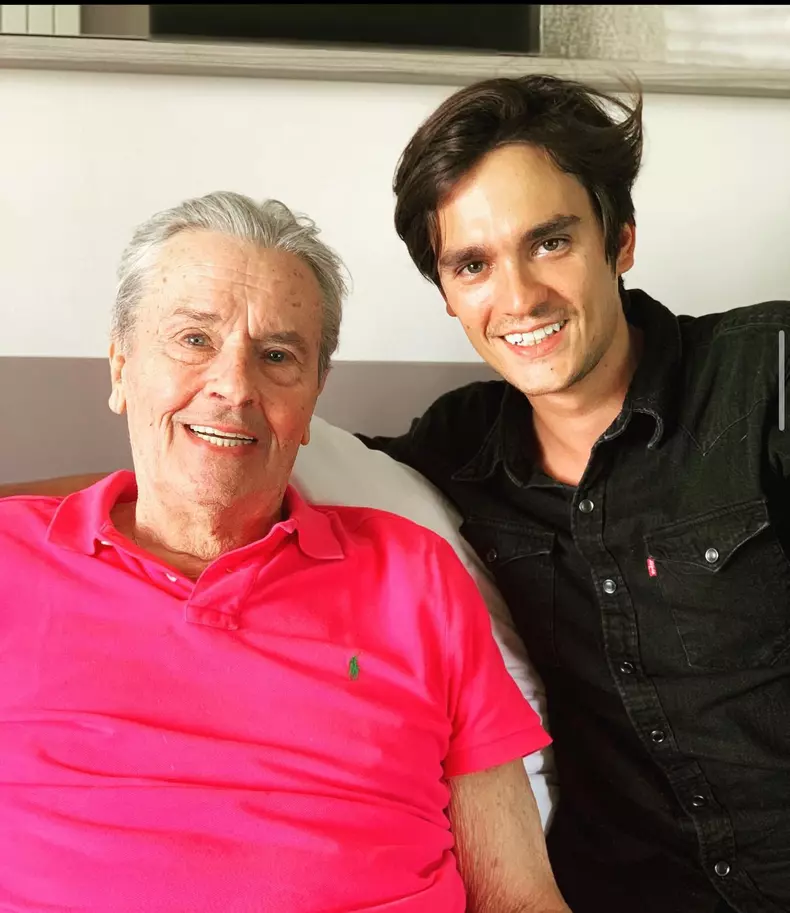 Alain Delon şi fiul lui Fabien