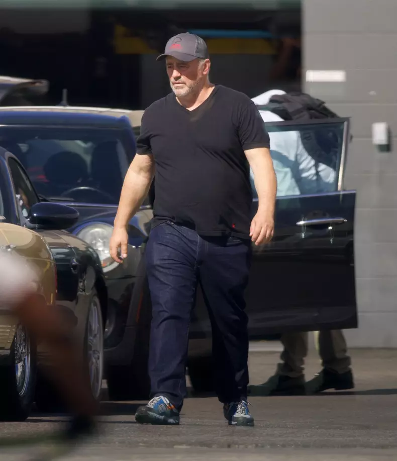 *EXCLUSIVE* Matt Le Who? Matt LeBlanc looks unrecognizable at a car showroom!
