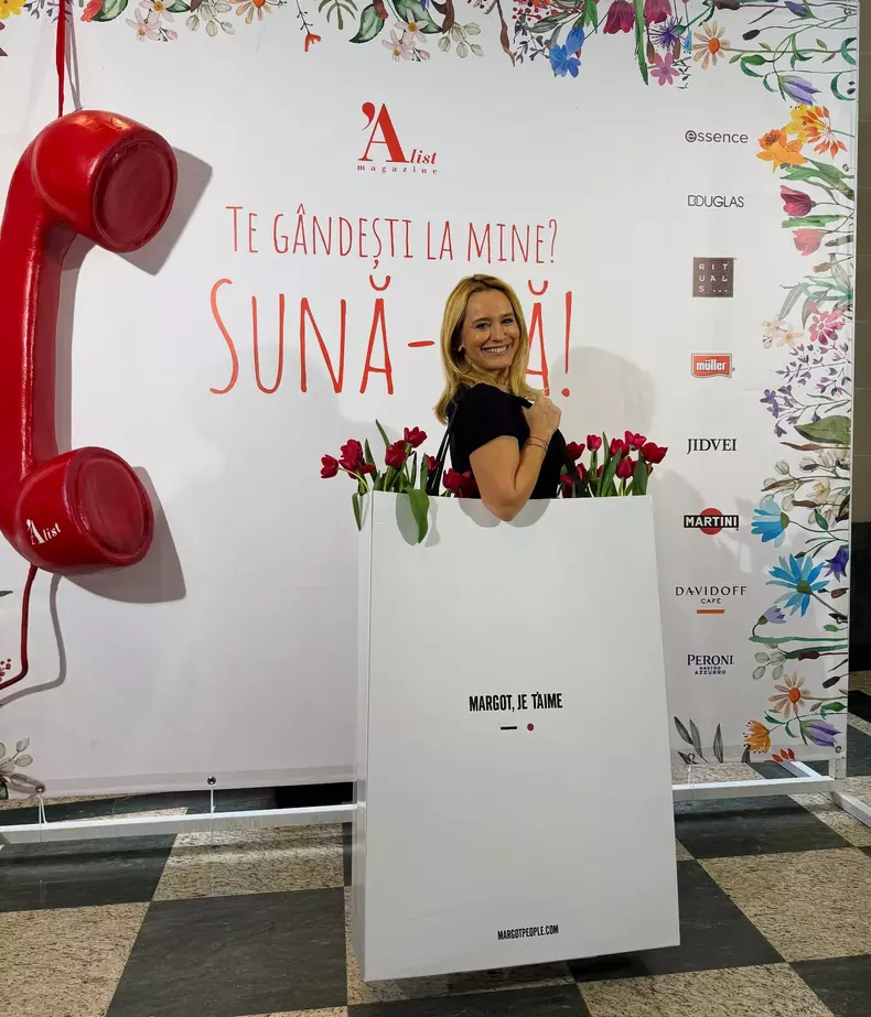 Andreea Esca la lansarea A List Magazine, martie 2025