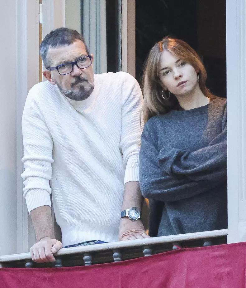 Antonia Banderas cu fiica lui, Stella