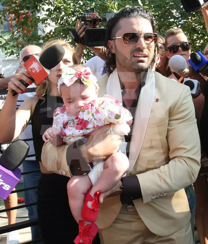 Andra si Maruta, nasi de botez pentru fetita lui Pepe, Rosa Alexandra