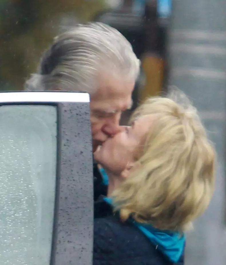 Dallas legend Patrick Duffy, 72, and Happy Days alum Linda Purl, 66, are seen kissing passionately as their romantic trip to Santa Barbara draws to a close and they bid each other a fond farewell.