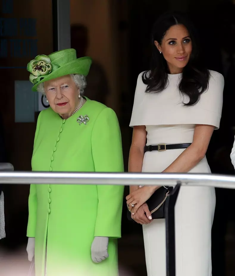 Queen Elizabeth II and Meghan Markle - The Duchess of Sussex royal visit to Chester