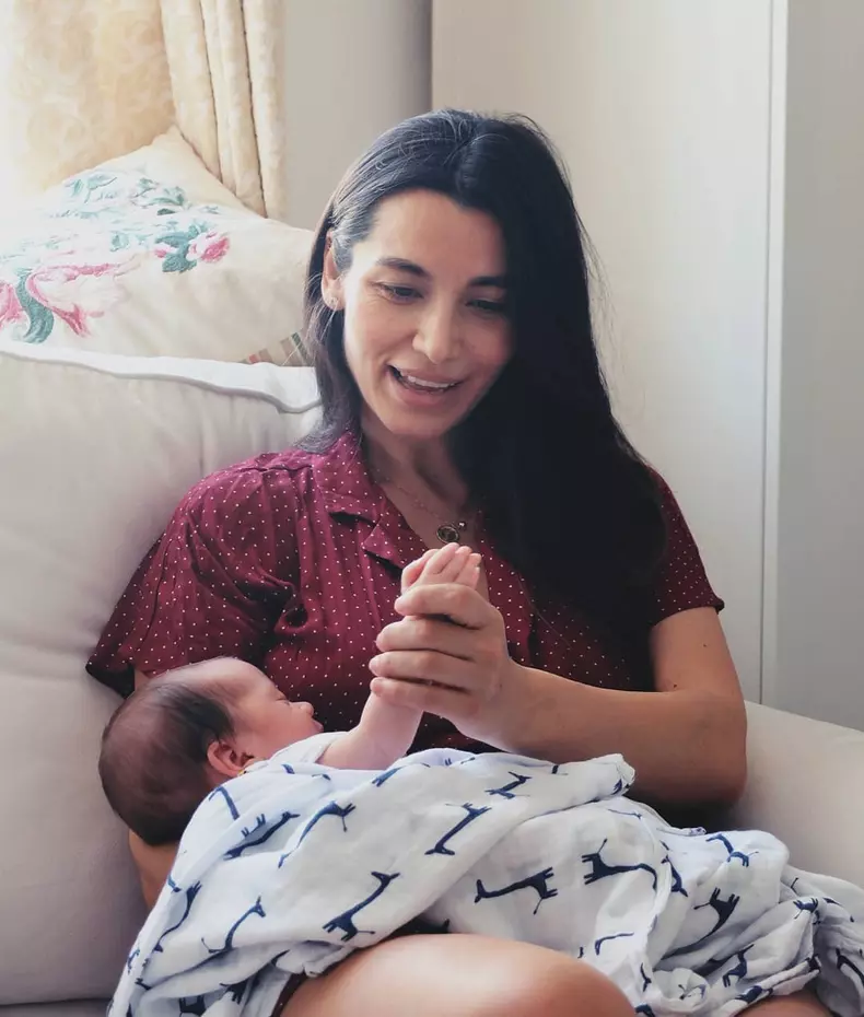 Lili Sandu și fiul ei Thomas Jay