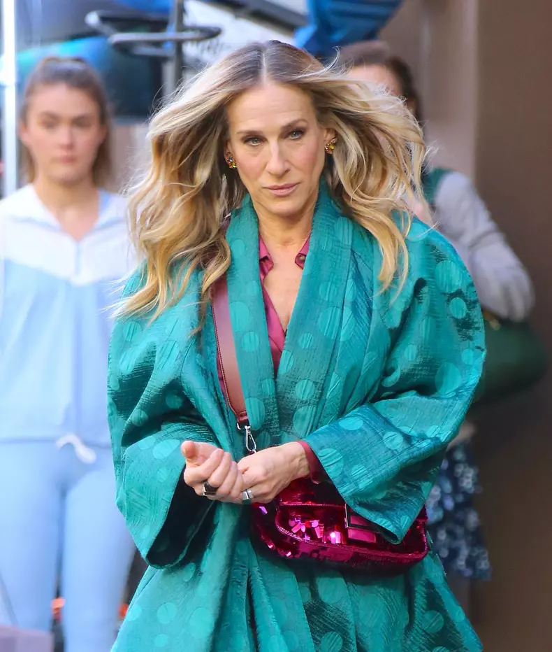 Sarah Jessica Parker On Set - NYC