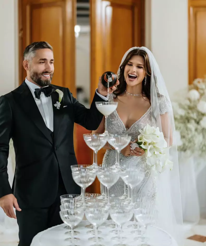 Monica Bîrlădeanu și Valeriu Gheorghiță la nunta lor, 5 octombrie 2025 (3)