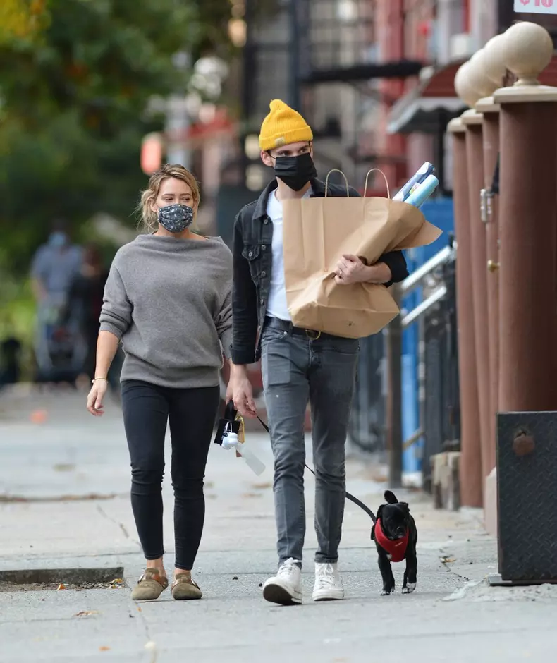 EXCLUSIVE: Hilary Duff and Matthew Koma Are Spotted For The First Time After Announcing Pregnancy News in New York