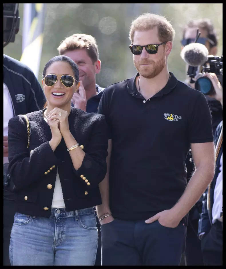 Harry and Meghan at Invictus Games 2022