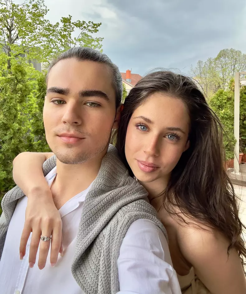 Radu Ștefan Bănică și sora lui, Ana Violeta Bănică