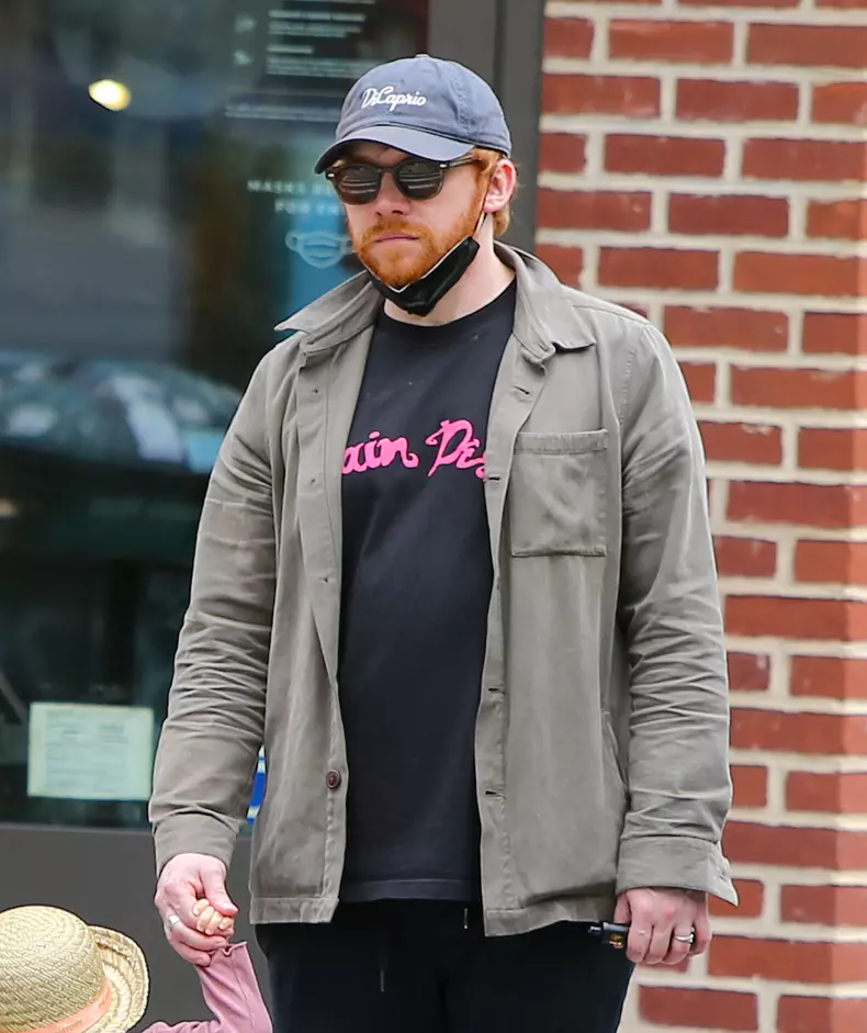Exclusive - Rupert Grint With His Wife And Daughter Out - NYC