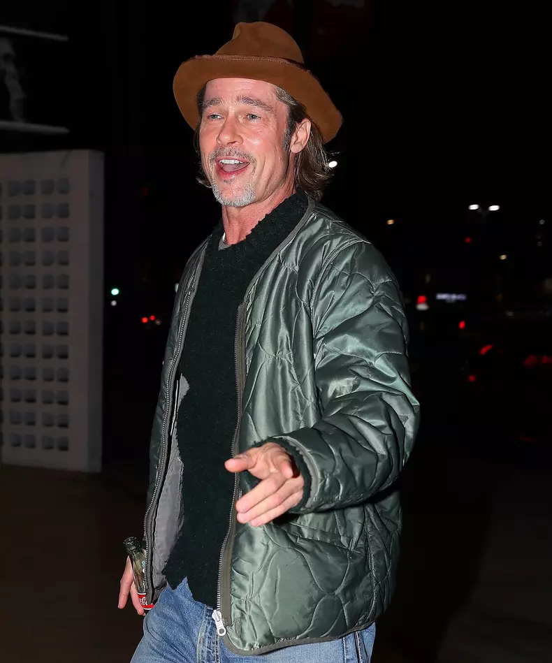 Brad Pitt Arrives To His Q&A A Day Before His Birthday In LA