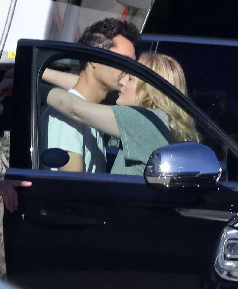 *EXCLUSIVE* Elisabeth Moss Gets a Hug From Max Minghella After Pregnancy Announcement