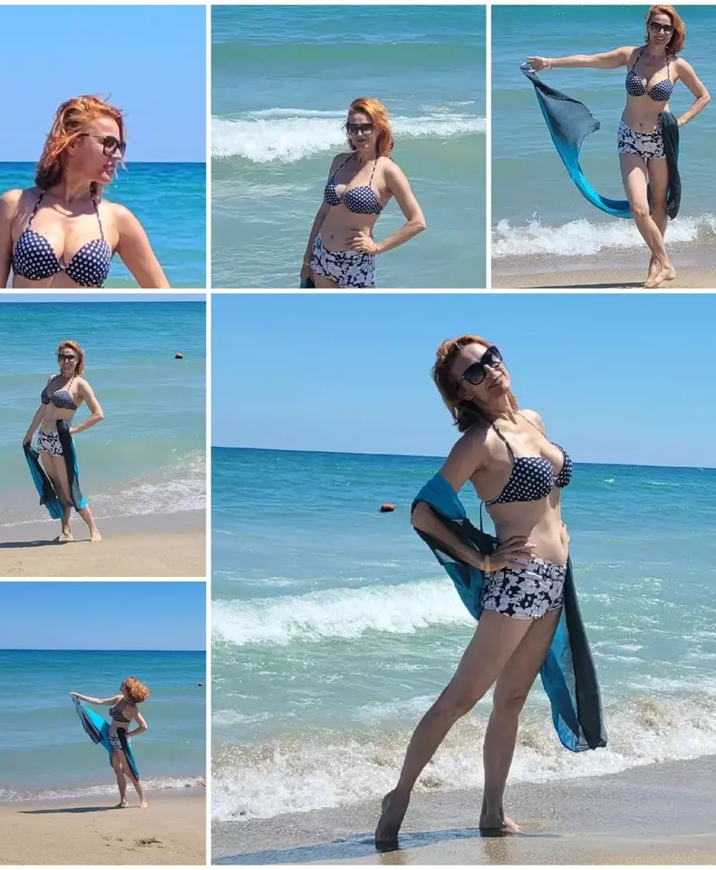 Monica Davidescu costum baie