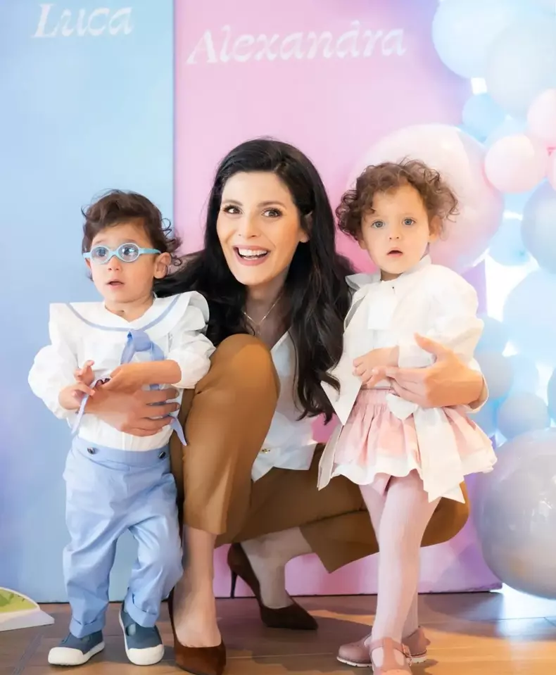 Ramona Păuleanu Adrian Cuculis copii gemeni Alexandra Luca