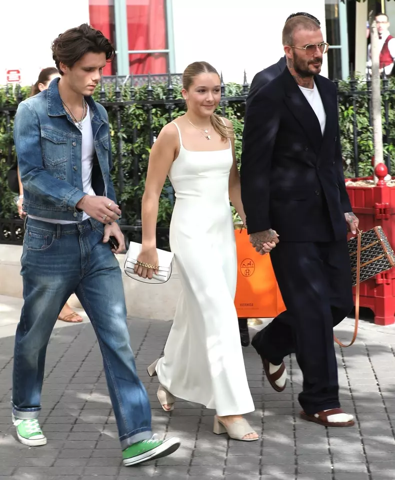 Fiica Victoria David Beckham Harper Beckham Paris Fashion Week 2023
