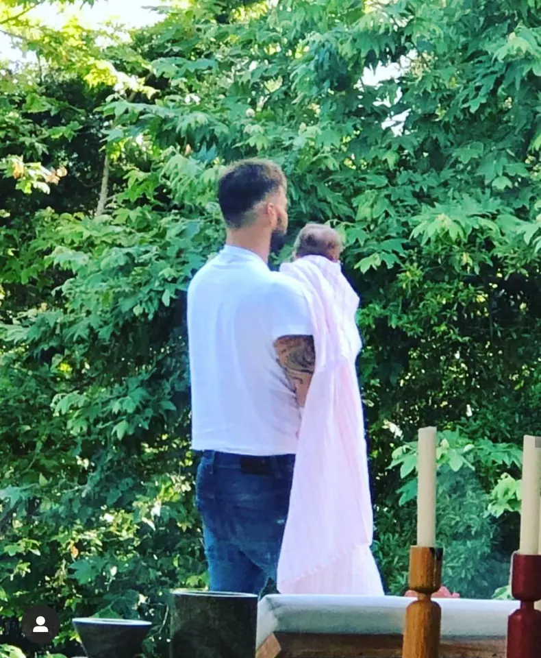 Ricky Martin și fetița lui