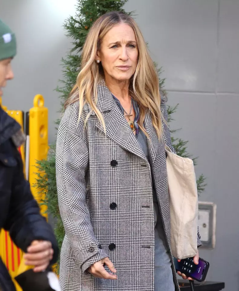 arah Jessica Parker on set in New York