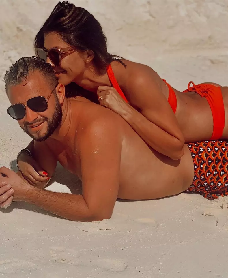 Ilinca Vandici și soțul ei, Andrei Neacșu