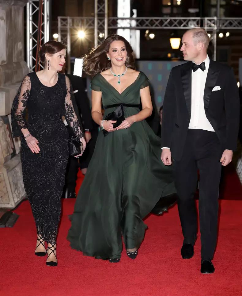 Kate Middleton nu a purtat negru la Gala Premiilor BAFTA 2018