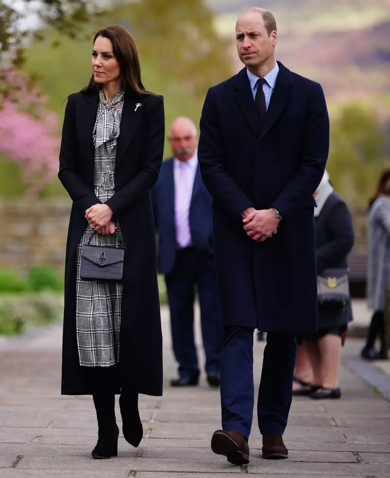 Prince William and Kate at Aberfan Memorial Garden