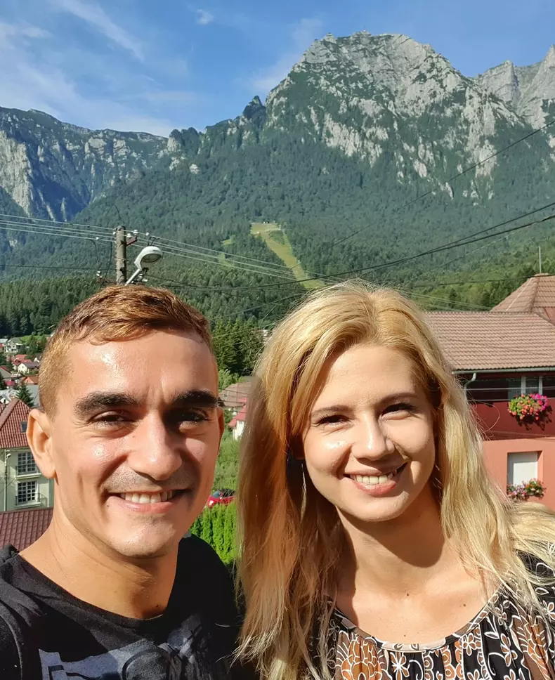 Marian Drăgulescu iubita