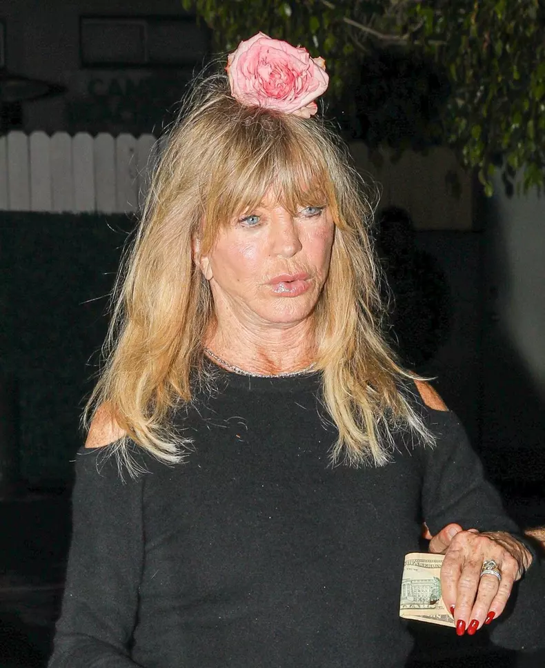 Goldie Hawn Appears Bleary-Eyed As She Begins Celebrating Her 80th Birthday Early