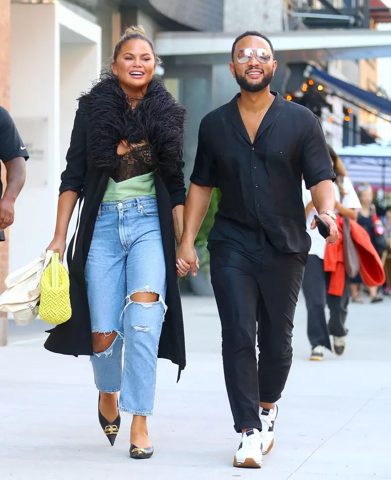 John Legend and Chrissy Teigen out in New York