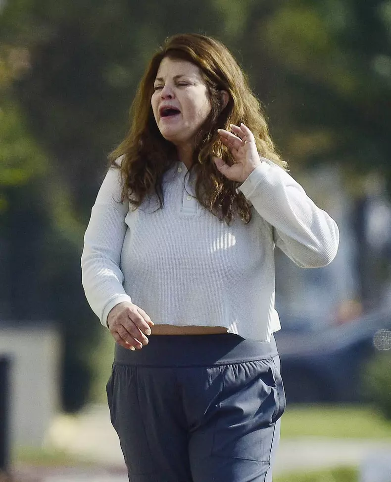EXCLUSIVE: Yasmine Bleeth is Spotted on a Rare Outing With Husband Paul Cerrito in Los Angeles