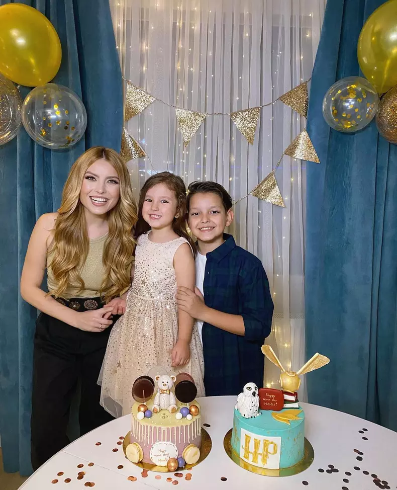 Elena Gheorghe copii Nicholas Amelie