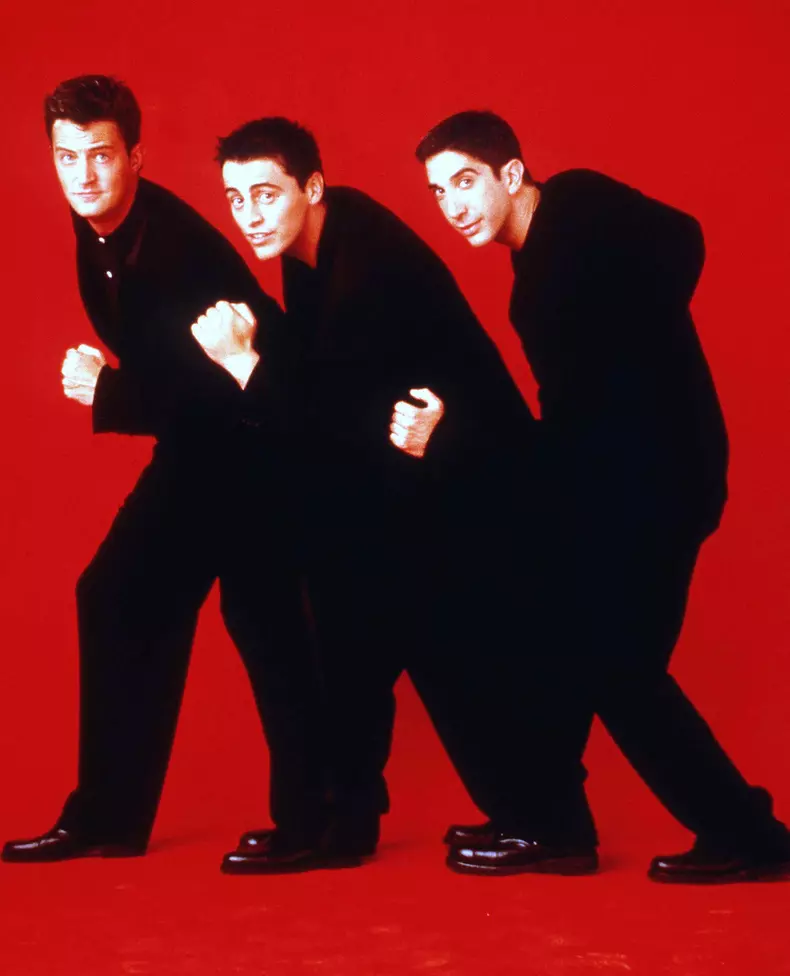 MATTHEW PERRY  DAVID SCHWIMMER  AND Matt LeBlanc