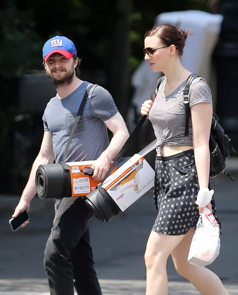 Daniel Radcliffe & Erin Darke Stock Up On Yoga Gear