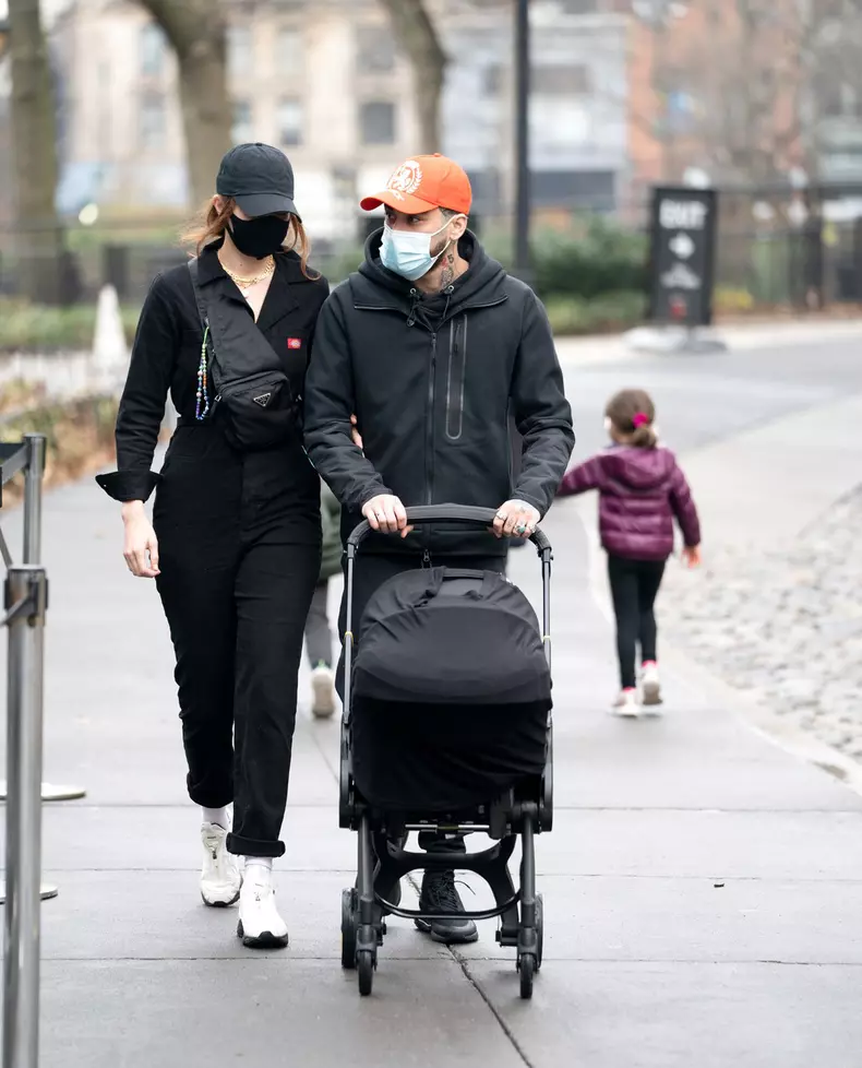 EXCLUSIVE: Gigi Hadid and Zayn Malik Take Their Daughter to a Museum in New York City.