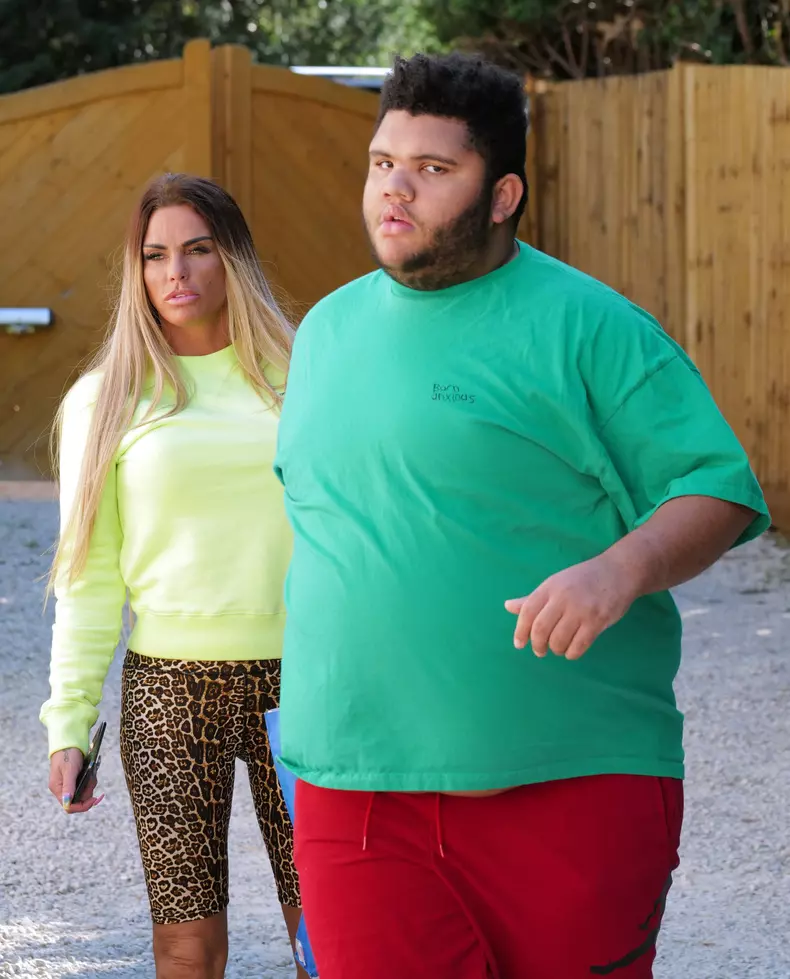 EXCLUSIVE: Exclusive Pictures Of Katie Price Taking Her Son Harvey Home From Hospital