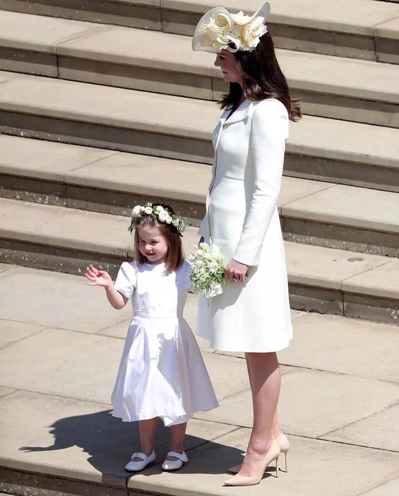 Prințesa Charlotte și Kate Middleton