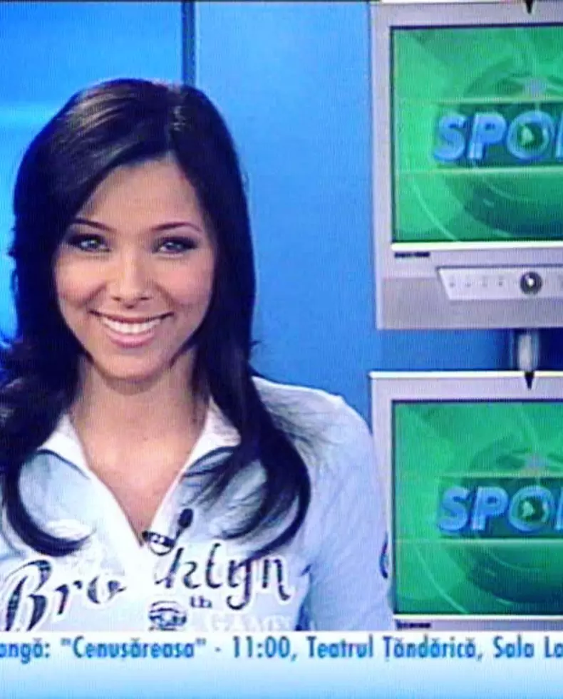 Corina Caragea, imagini inedite de acum 17 ani. Cum arăta știrista la debutul ei la Pro TV